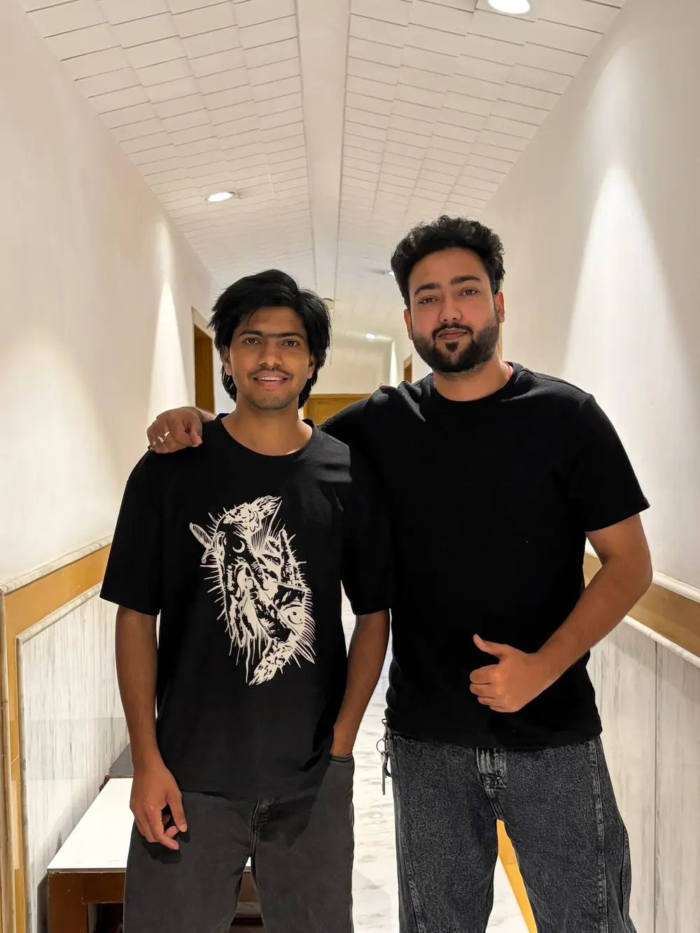 Akash Sagar photographed with Mishram Media during current management work