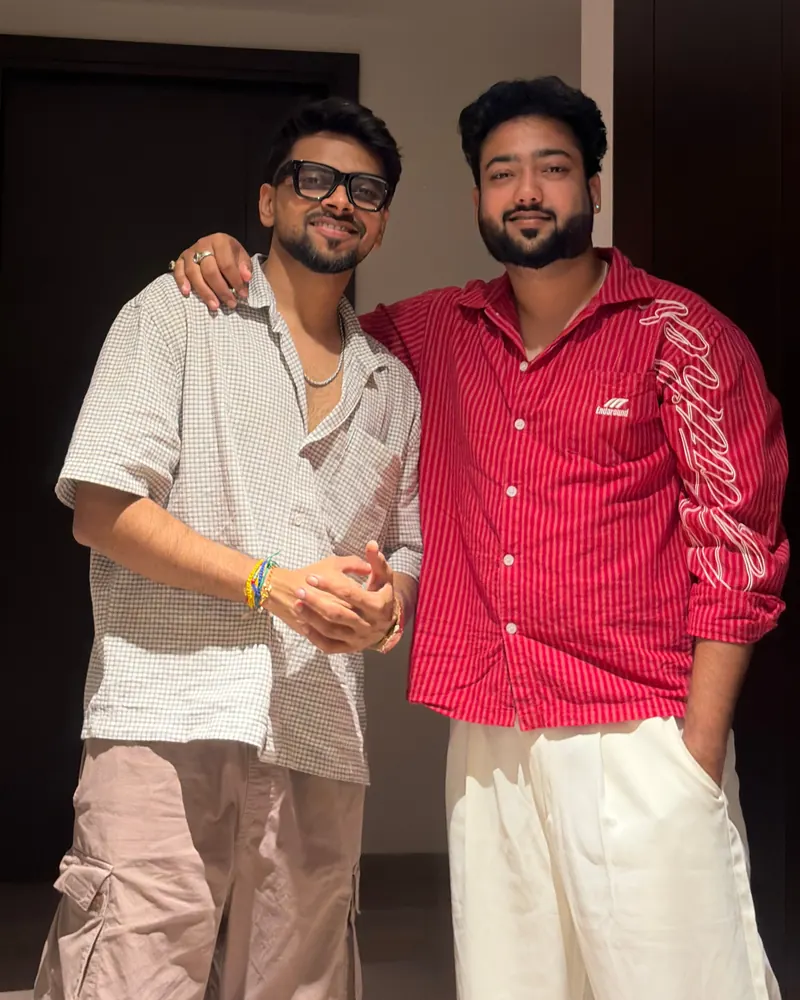 Lovekesh Kataria, a creator Mishram Media has worked with, photographed with Mishram Media