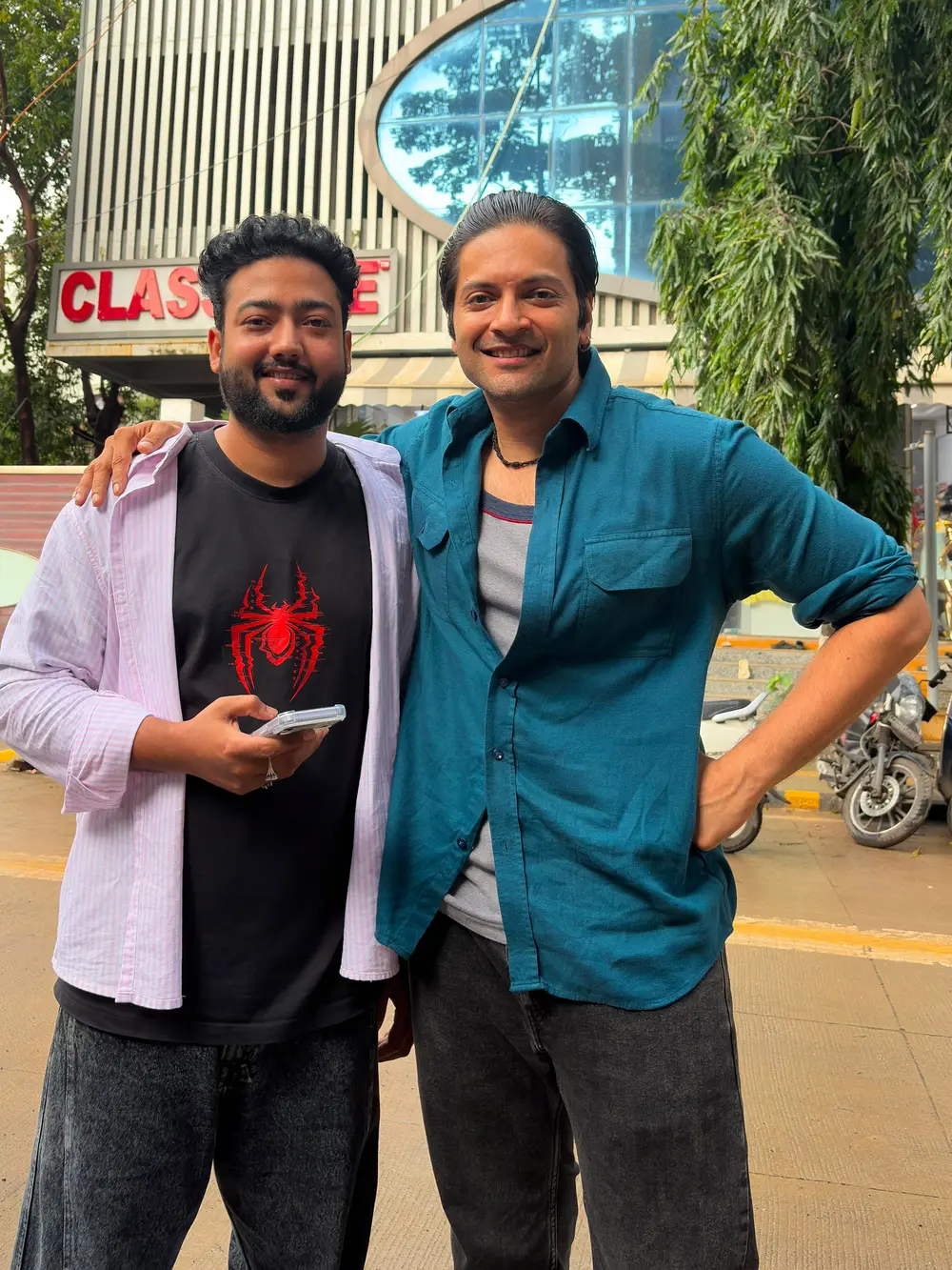 Content frame featuring Ali Fazal with Mishram Media