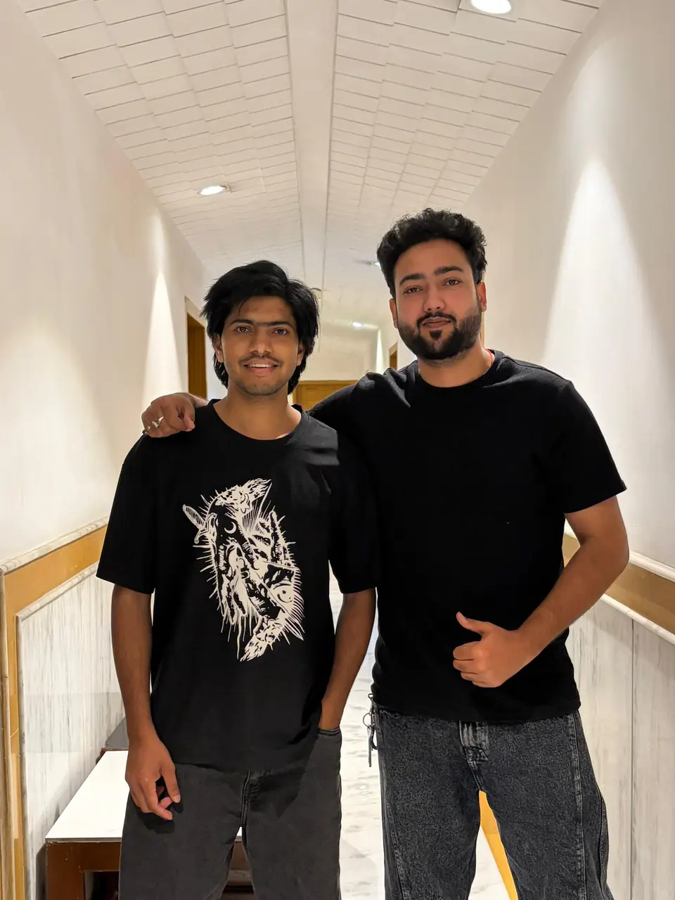 Akash Sagar photographed with Mishram Media during current management work